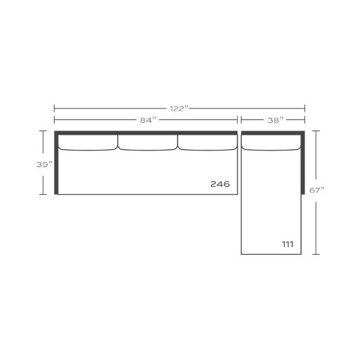 Picture of Sylvie Slipcovered Sectional